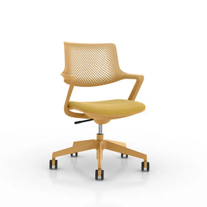 B-Ware Bosen Europe Flex Chair Bürostuhl Gelb Möbel Sitzmöbel Stuhl Drehstuhl Polyester