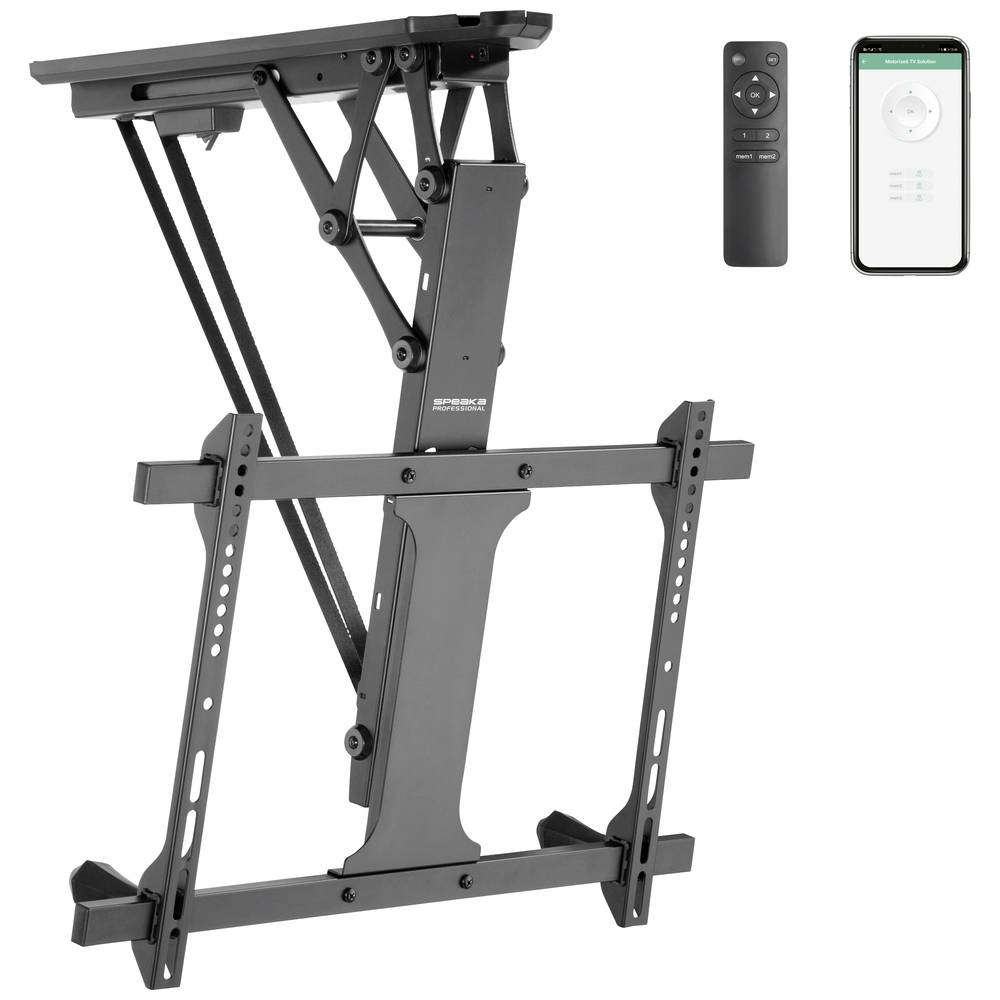 Support de plafond professionnel pour téléviseur Spea Ka, inclinable électriquement, 32 958 (produit de seconde main)
