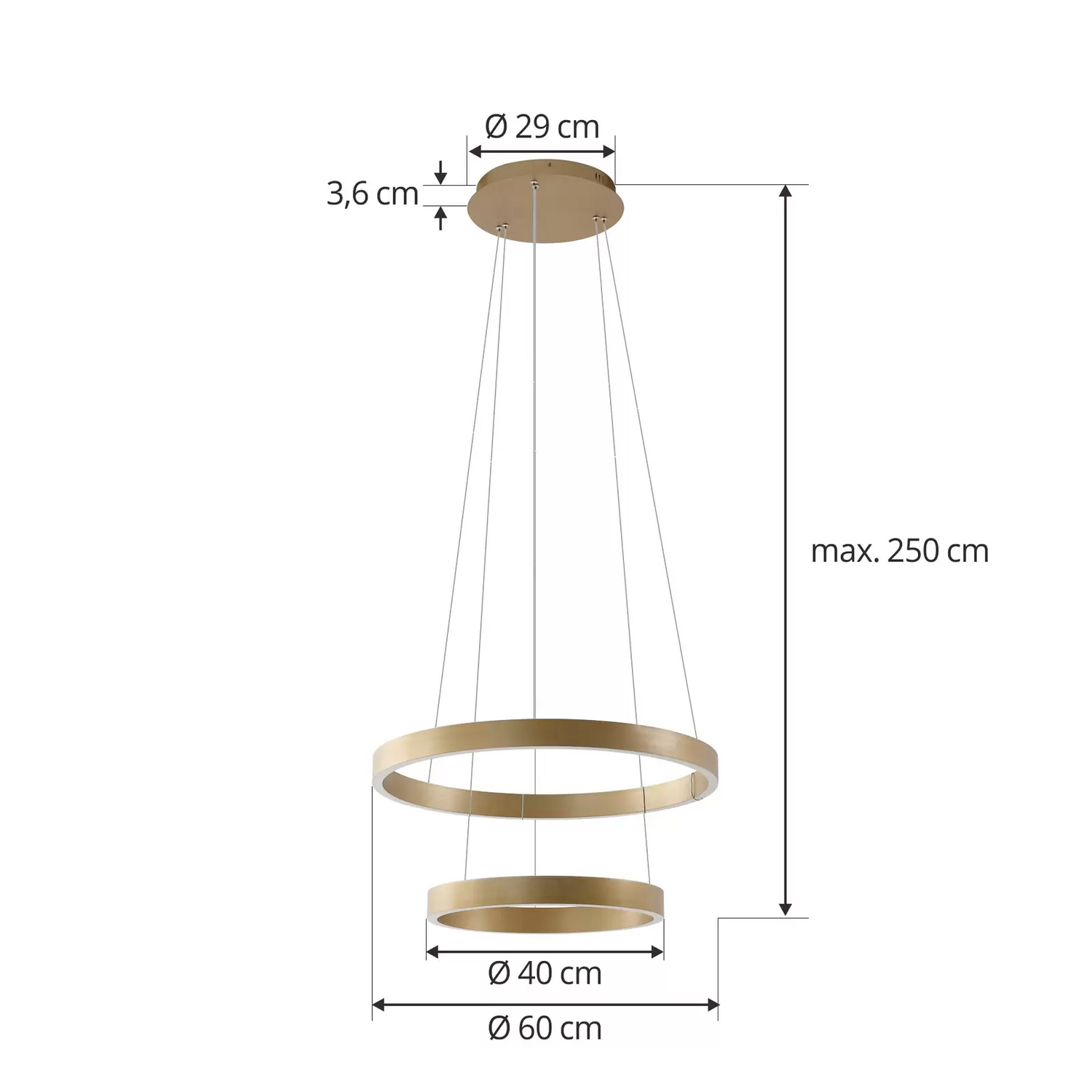 Lucande Smart Yonam Led Hängeleuchte Hängelampe Leuchte Lampe Pendelleuchte Led B-Ware - 4251911778380