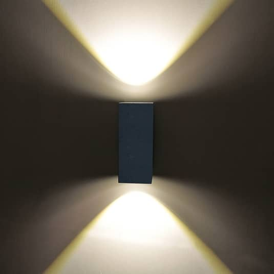 Lucande Tavi - Außenwandleuchte 2 Bridgelux LED Lampe Wandleuchte Leuchte IP54