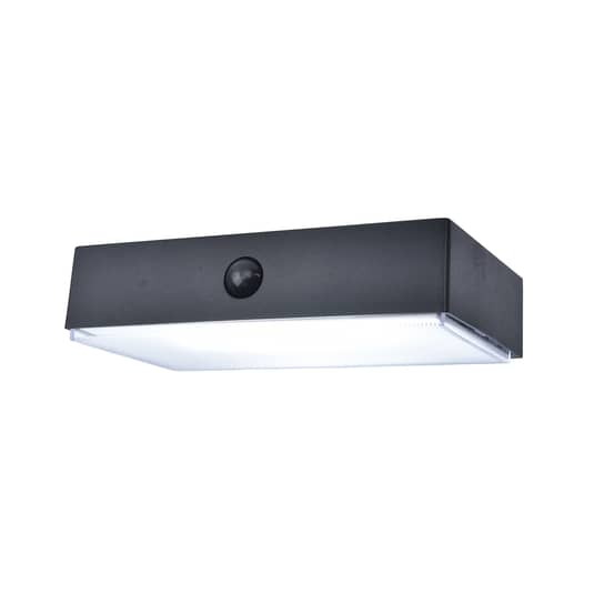 B-Ware Eco Light Fadi Led Solar Außenwandleuchte Außenwandlampe Flutlicht Schwarz 920