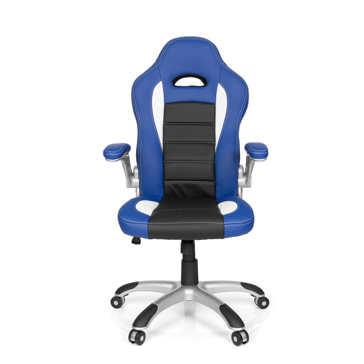 hjh OFFICE Gaming Stuhl Bürostuhl GAME SPORT blau schwarz SIEHE TEXT/FOTO - 4251084642648