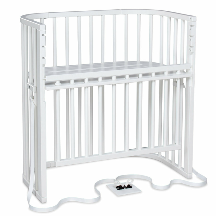 Babybay Boxspring Beistellbett Bett Zustellbett Babybett Comfort Plus Weiß  B-Ware
