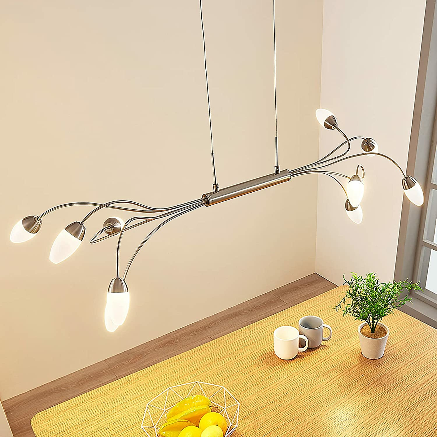 Pendelleuchte Deckenlampe Led Pendelleuchte Lampe Leuchte Deyan Dimmbar 10 Fl B-Ware - 4251096549966