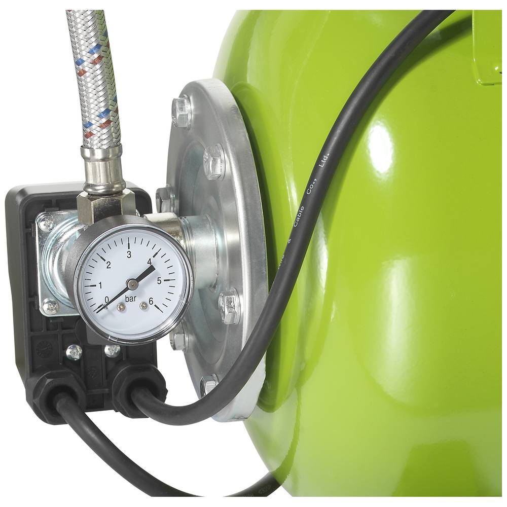 TOOLCRAFT TO-8992890 Hauswasserwerk 230 V/AC 4600 l/h Wasserpumpe Pumpgerät