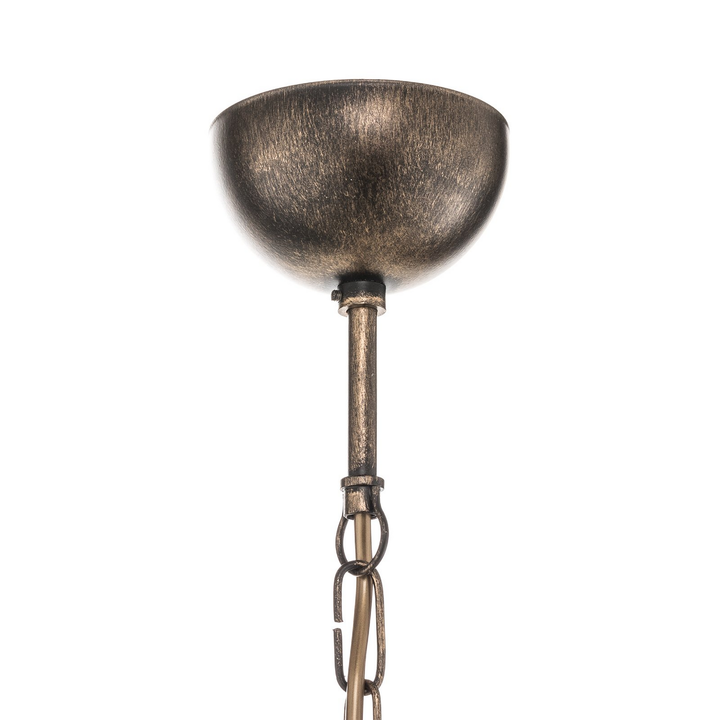 Casale Hängeleuchte Lampe Fünfflammig Leuchte Hängeleuchte E27 Metall Glas B-Ware - 5905962011772