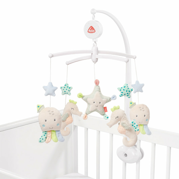 Fehn Musik-Mobile Meereskinder  Schlafmusik Babybett Einschlafhilfe Schlafmusik