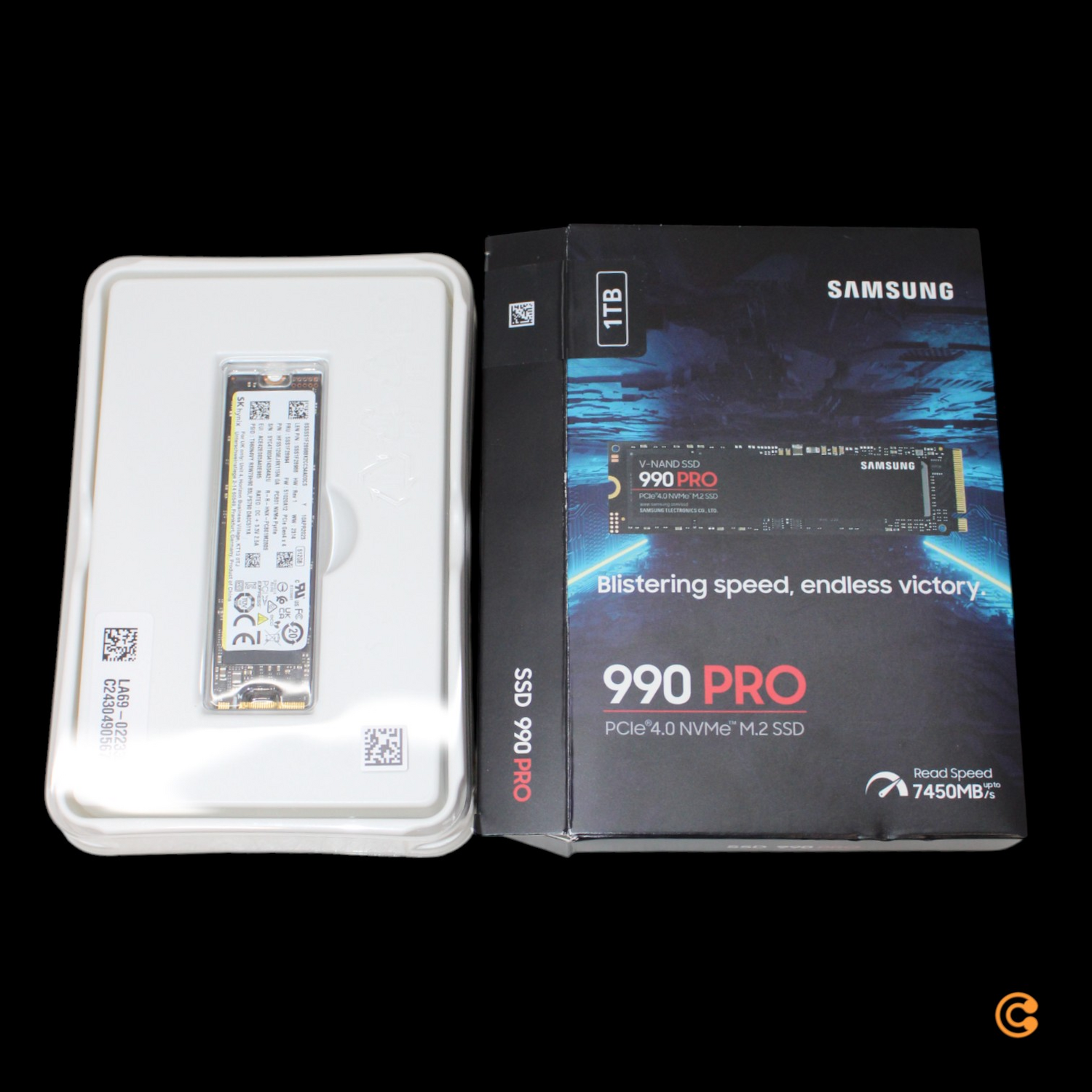 B-Ware Samsung 990 Pro 1 Tb Interne M.2 Pc Ie Nv Me Ssd 2280 Pc Ie Nv Me 4.0 X4 Retail Mz V