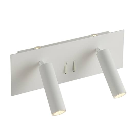 B-Ware Lucande Wandleuchte Wandlampe Led Leuchte Weiß Aluminium Magya 4 Flammig