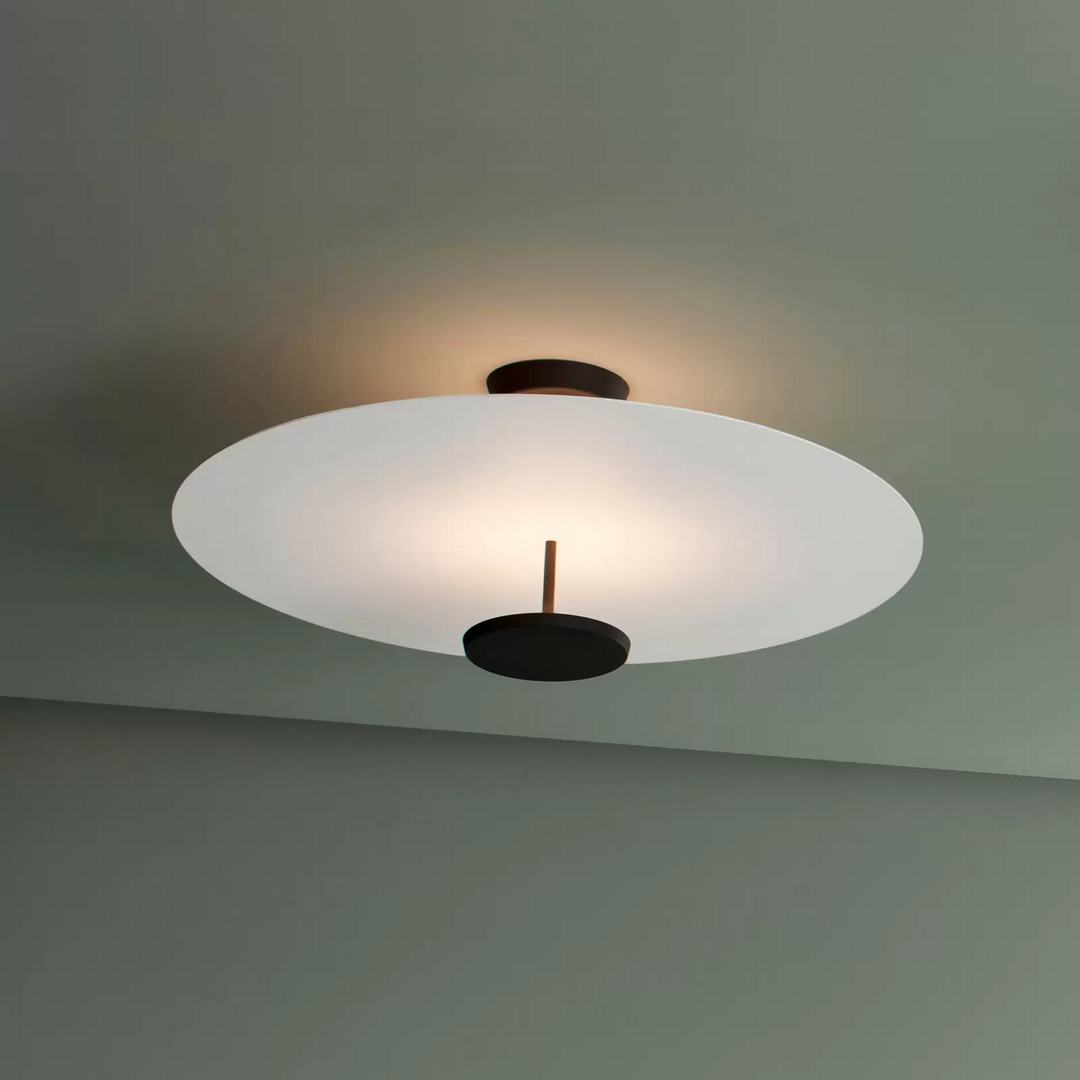 Vibia Flat LED-Deckenleuchte 2-flg. Ø 90 cm weiß Deckenlampe Leuchte Lampe Licht
