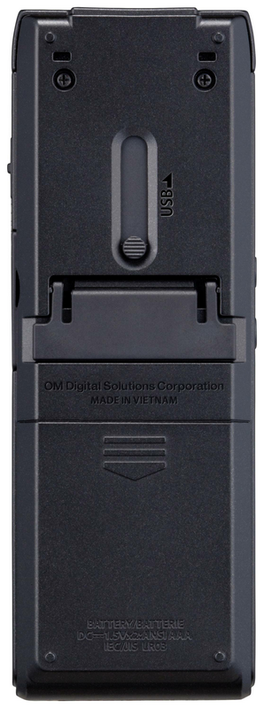 OM System Digitales Diktiergerät Aufzeichnungsdauer max. 2080h Schwarz Aufnahme