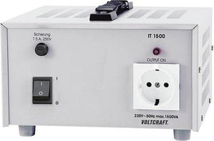 B-Ware Voltcraft It1500 Universal Labor Trenn Transformator Festspannung 1500 Va 230 V