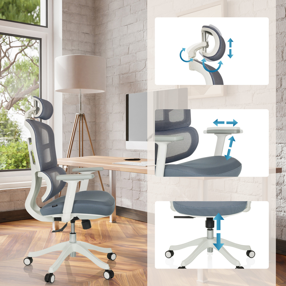 Mybuero Ergomy I W Bürostuhl Drehstuhl Schreibtischstuhl Sitz Stuhl B-Ware - 4064323045861
