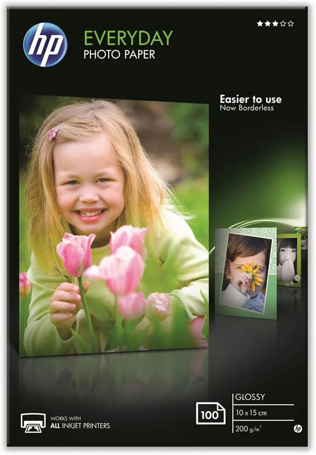 B-Ware Hp Fotopapier Druckpapier Everyday Photo Glänzend 10x15cm 100 Blatt 3 Stück - 886111974887