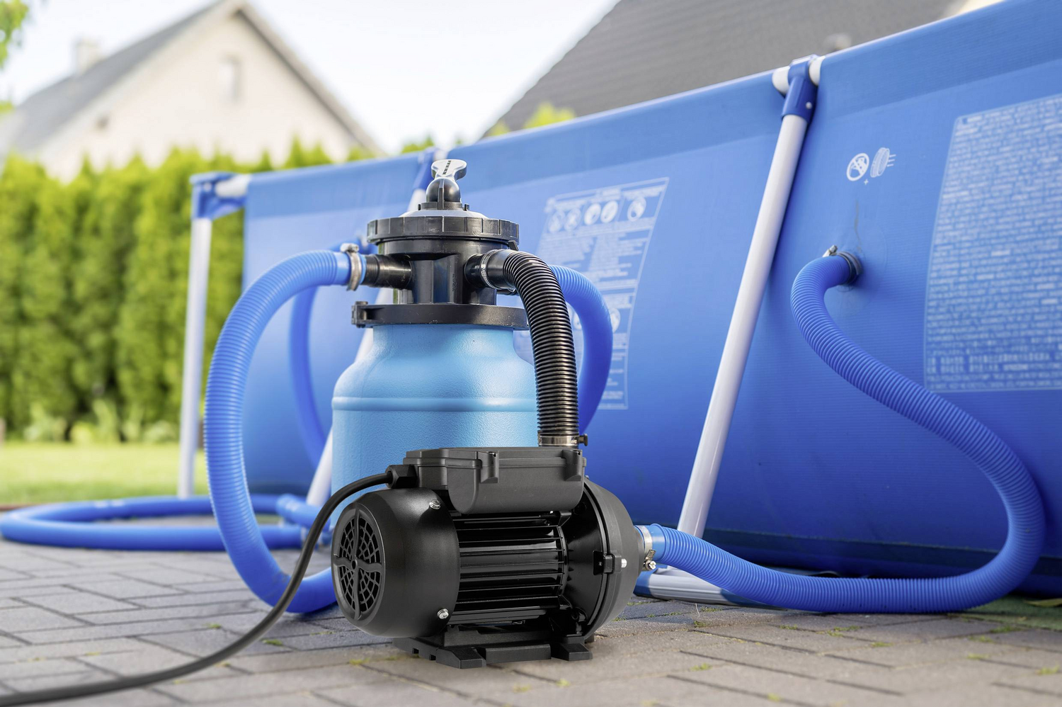 B-Ware Toolcraft To 8992911 Poolpumpe 10000 L/H 10m Pumpe Sandfilteranlagen Wasserpumpe