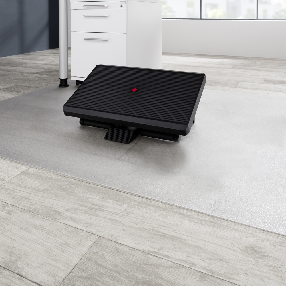 Hjh Office Fußstütze Piedino Stripe Pro Stütze Schwarz Neigbar Höhenverstellbar  B-Ware - 4251084638603