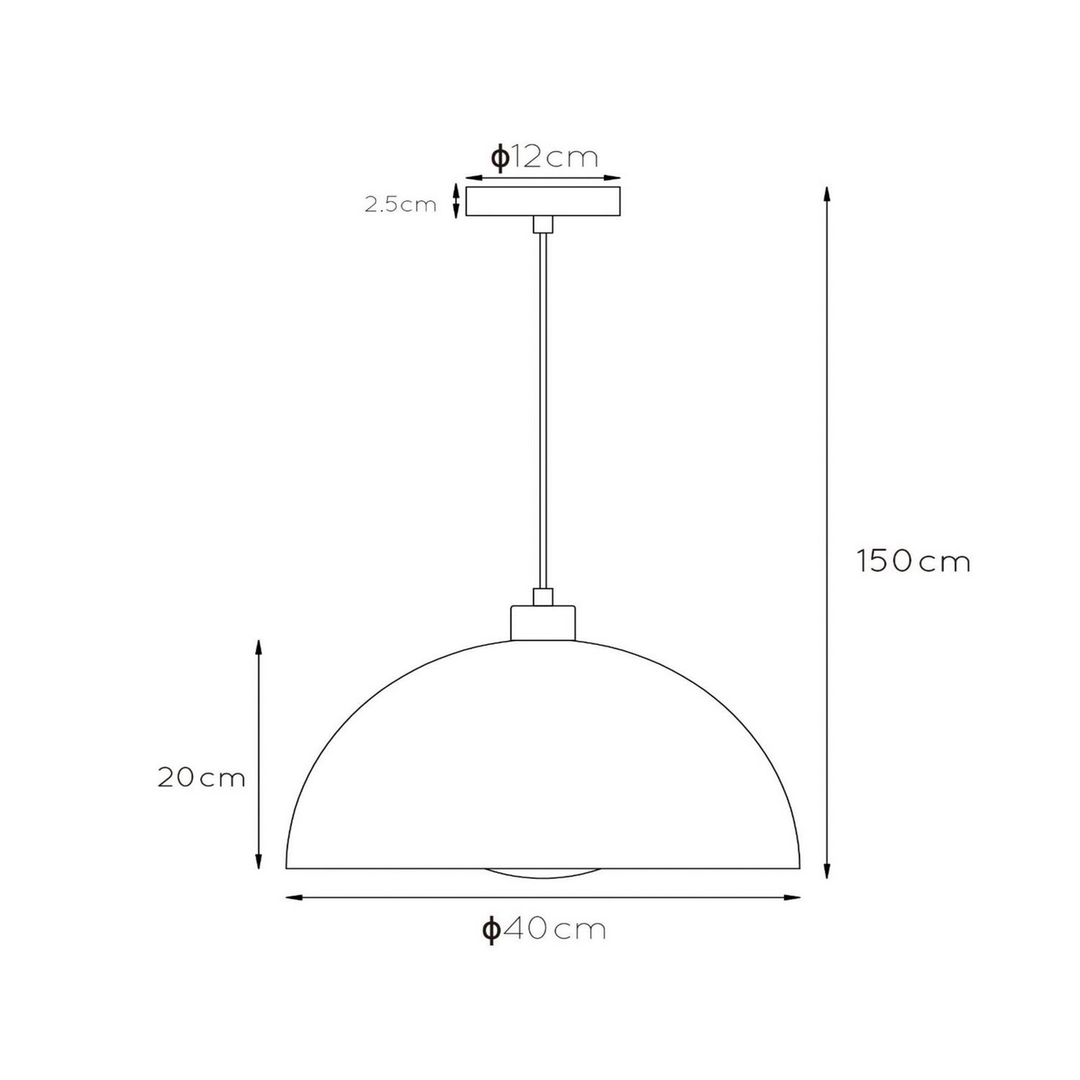 Lucide Hängeleuchte Siemon Aus Stahl ø 40 Cm Ockergelb Deckenlampe Lampe Leuchte B-Ware
