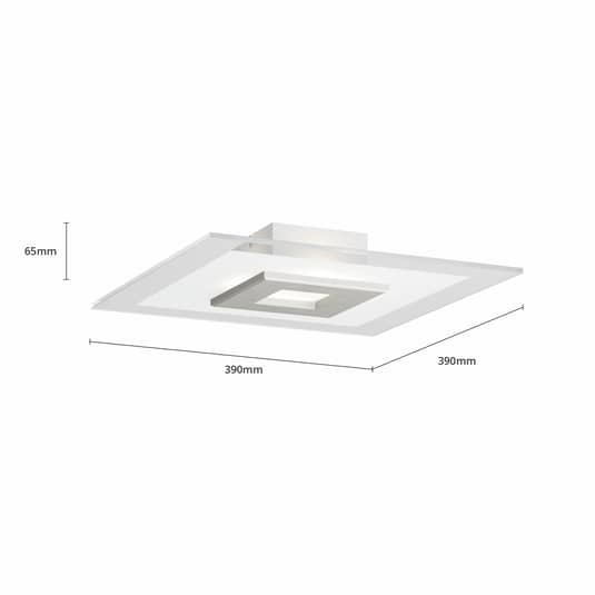 B-Ware Rothfels Led Deckenlampe Tian Hängelampe Lampe Leuchte Glasschirm 4 Flg Led
