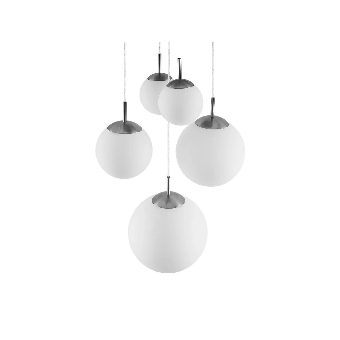 B-Ware Lindby Heleska Hängeleuchte Deckenlampe Lampe Leuchte E27 Glaskugeln Fünfflam464