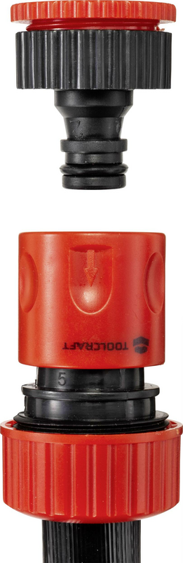 B-Ware Toolcraft 19 Mm 3/4 Zoll Gartenschlauch Bewässerungsschlauch 50 M 1 St. Schwarz