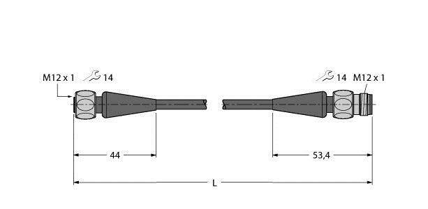 Turck 6934466 Sensor-/Aktor-Steckverbinder