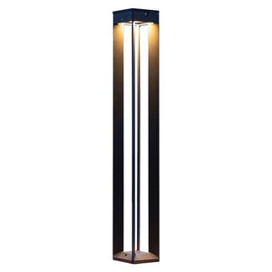 B-Ware Les Jardins Solarleuchte Gartenlampe LED Sensorleuchte Borne Aluminium grau700