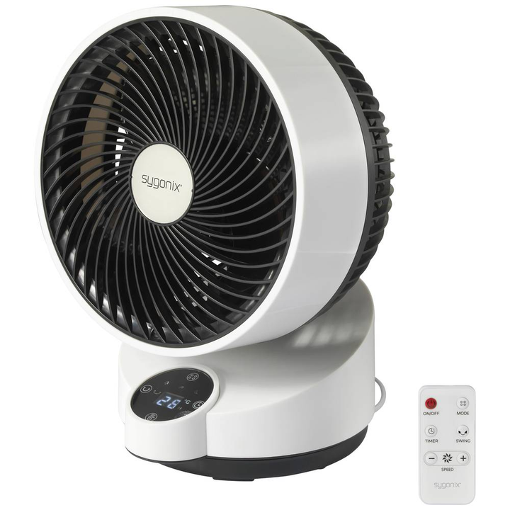 Sygonix Sy 5245866 Tischventilator Ventilator Lüfter Tischlüfter Fernbedienung B-Ware