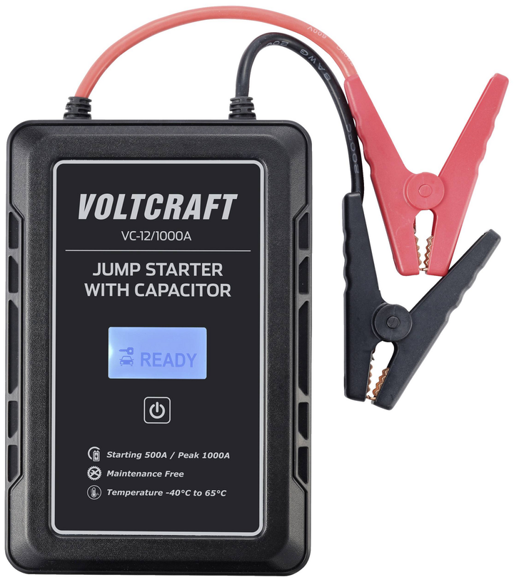 VOLTCRAFT Schnellstartsystem VC-12/1000A VC-13998130 12V=500A KondensatorTechnik