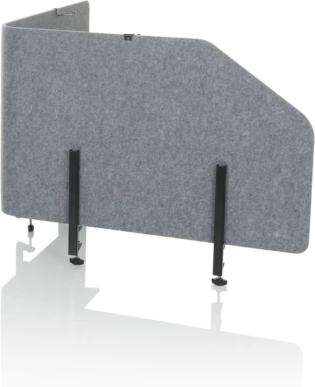 B-Ware H Jh Office Tischtrennwand Sichtschutz Bürowand Filz Grau Faltbar 160x50cm - 891015