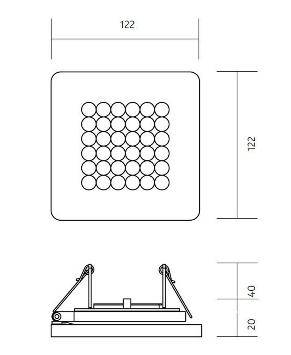 Nimbus Modul Q 36 TT Deckenleuchte Deckenlampe Deckenlicht dreh- und schwenkbar