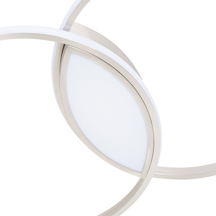 Lindby Valerna LED-Deckenlampe Hängeleuchte Lampe Leuchte 31W stepdim nickel