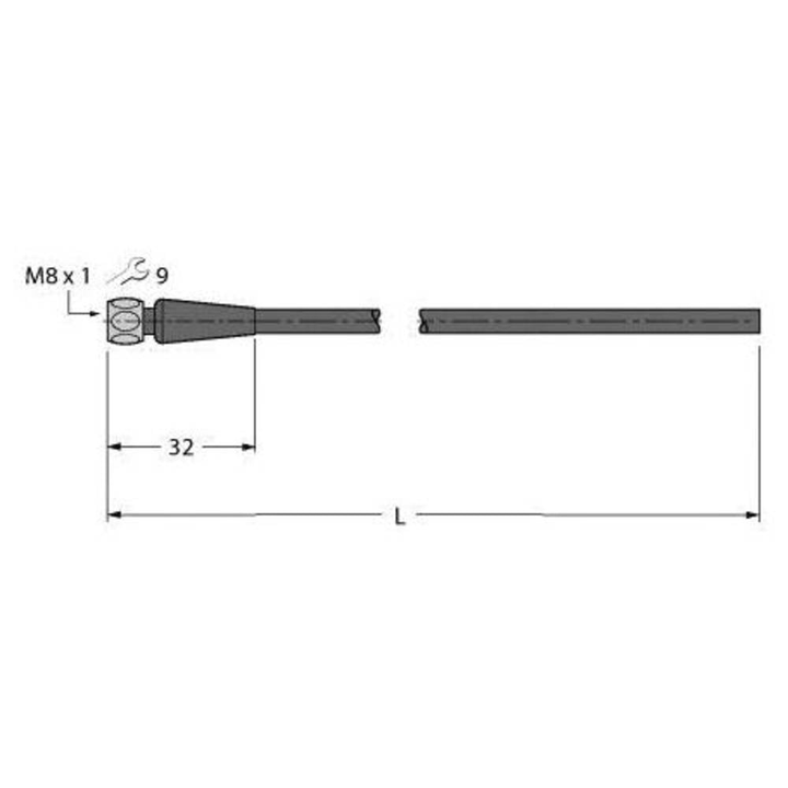 Turck 6933493 Sensor-/Aktor-Anschlussleitung Leitung Anschlusskabel Kabel