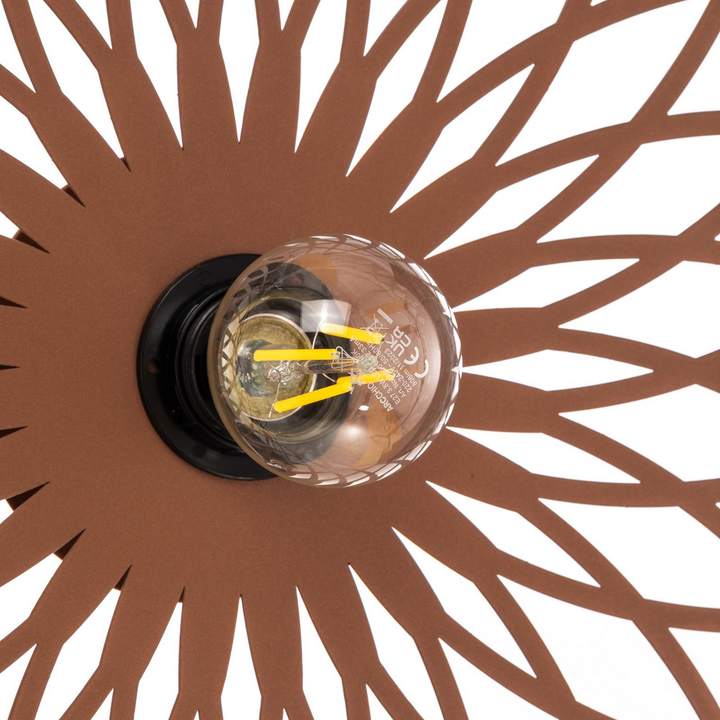 Wandlampe Fellini MR-988 Lochmuster Ø50cm kupfer Wandleuchte Lampe Leucht Spot