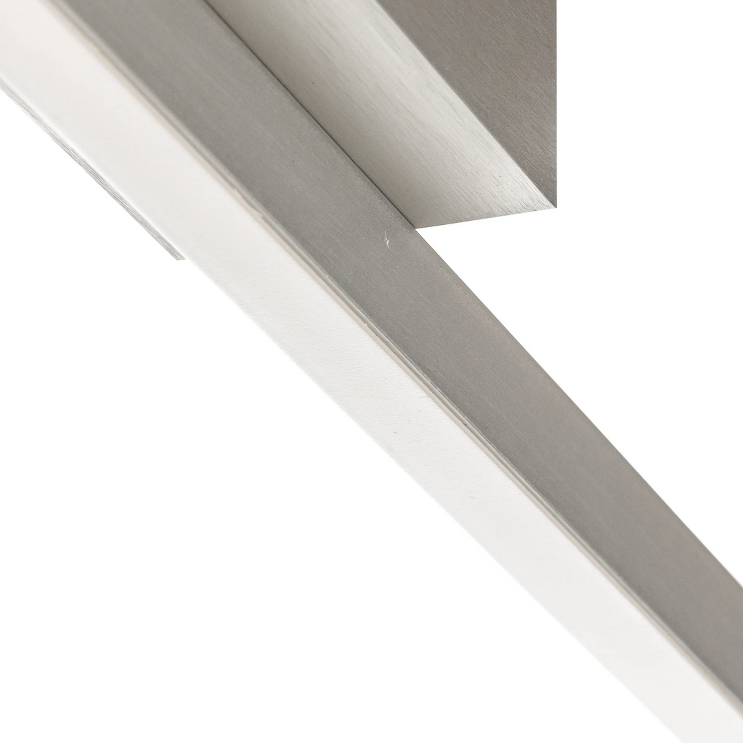 Quitani Niara LED-Deckenleuchte Deckenlampe Deckenlicht Leuchte alu eloxal/natur