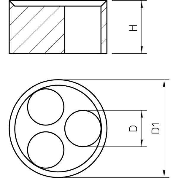 Obo Bettermann 2029634 Mehrfachdichteinsatz 50 Stk. Dichteinsatz Dichtringe B-Ware - 4012195824718