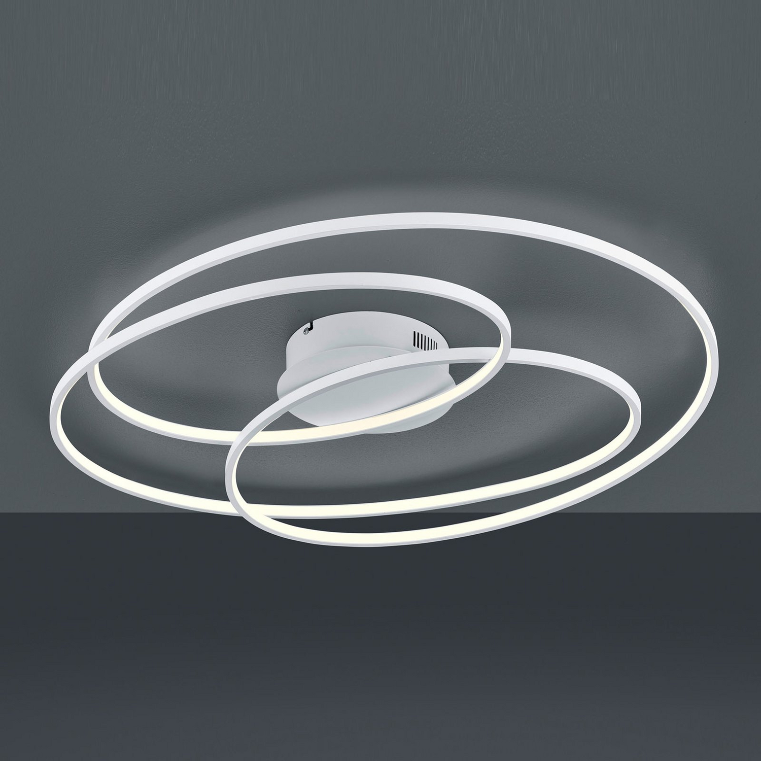 Trio Lighting Led Deckenlampe Gale Deckenleuchte Deckenlicht Led 80 Cm Weiß Matt B-Ware - 4017807452259