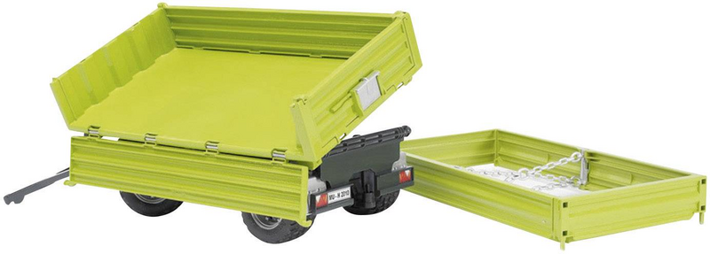 B-Ware Bruder 02203 Fliegl 3 Seitenkipper Mit Aufsteckbordwand Modell Auto Anhänger