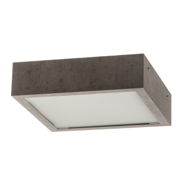Deckenleuchte Tromsö 30x30 cm betongrau Deckenlampe Lampe Leuchte Spot Licht
