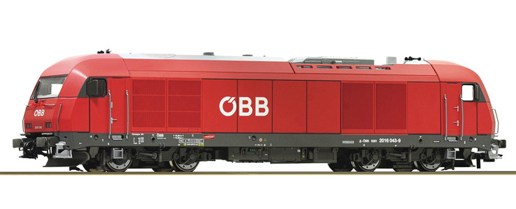 Roco 72870 H0 Diesellok Rh 2016, ÖBB "DCC-Digital" Modelleisenbahn Lokomotive