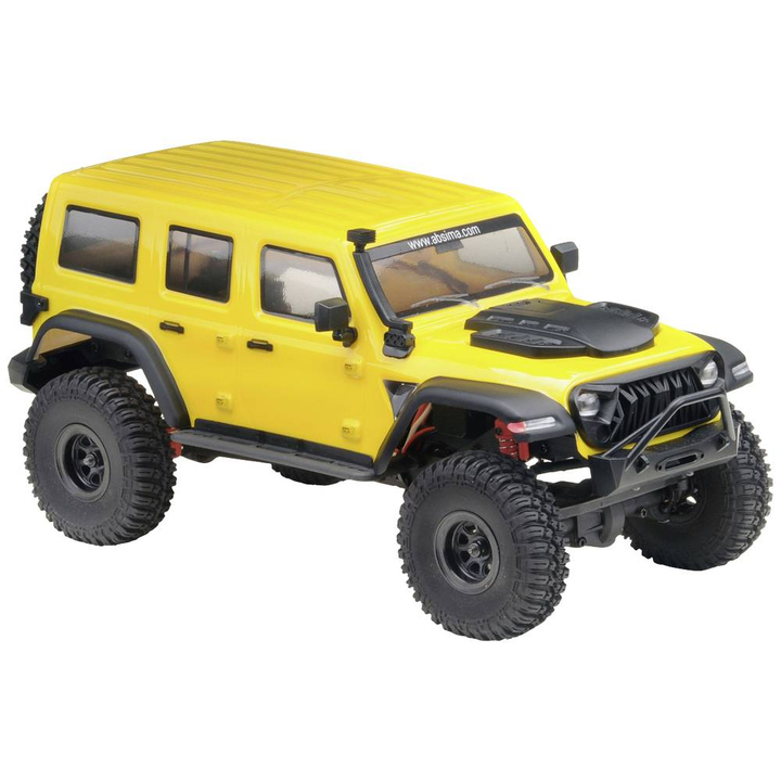 Absima First Step Micro Crawler Jeep-Yellow Brushed 1:18 RC Modellauto Truck