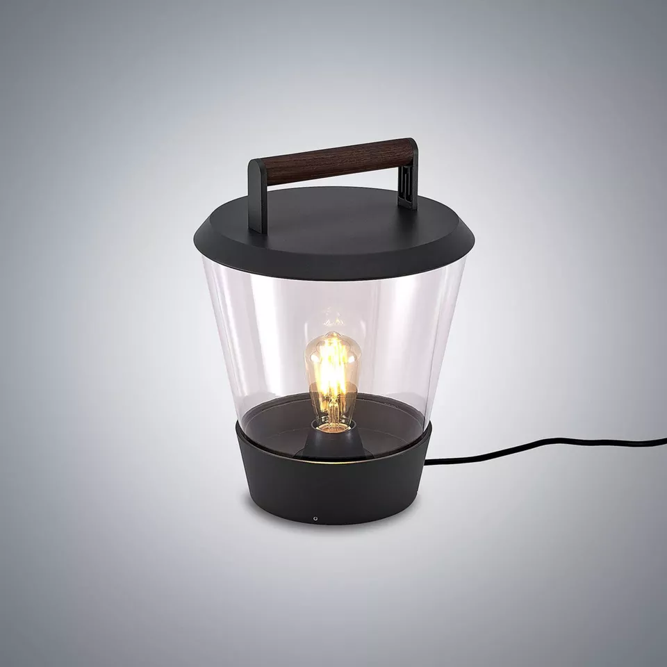 Lucande Larkyn Tischleuchte Gartenbeleuchtung Spritzwassergeschutzt Lampe