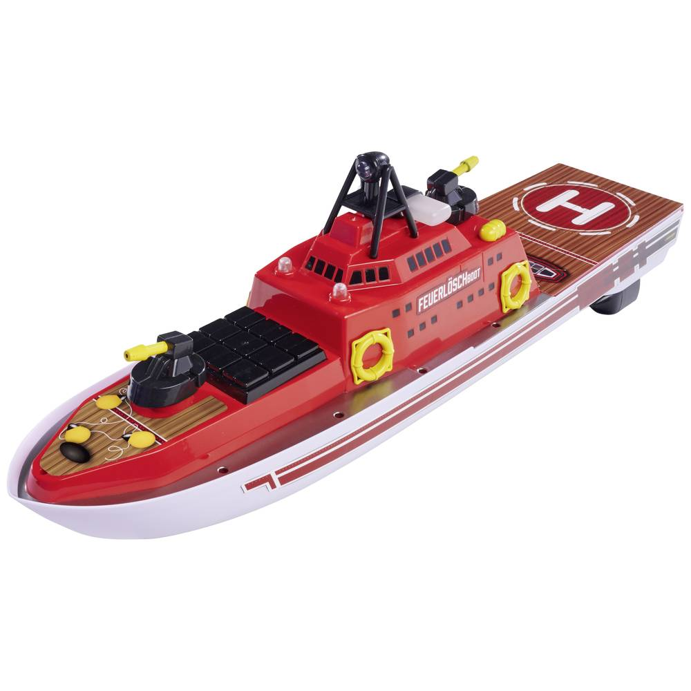 Bateau de pompiers Carson Model Sports RC à moteur prêt à rouler