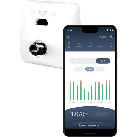 B-Ware Powerfox Energiekosten Messgerät Kostenmessgerät Kostenerfasser Energie Mit 824