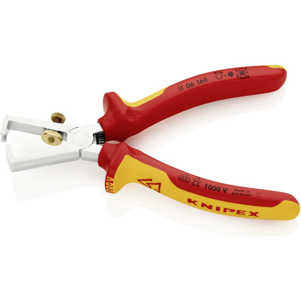 B-Ware Knipex 11 06 160 Abisolierzange F. Kunststoff Isolation Isolierzange Einstellbar