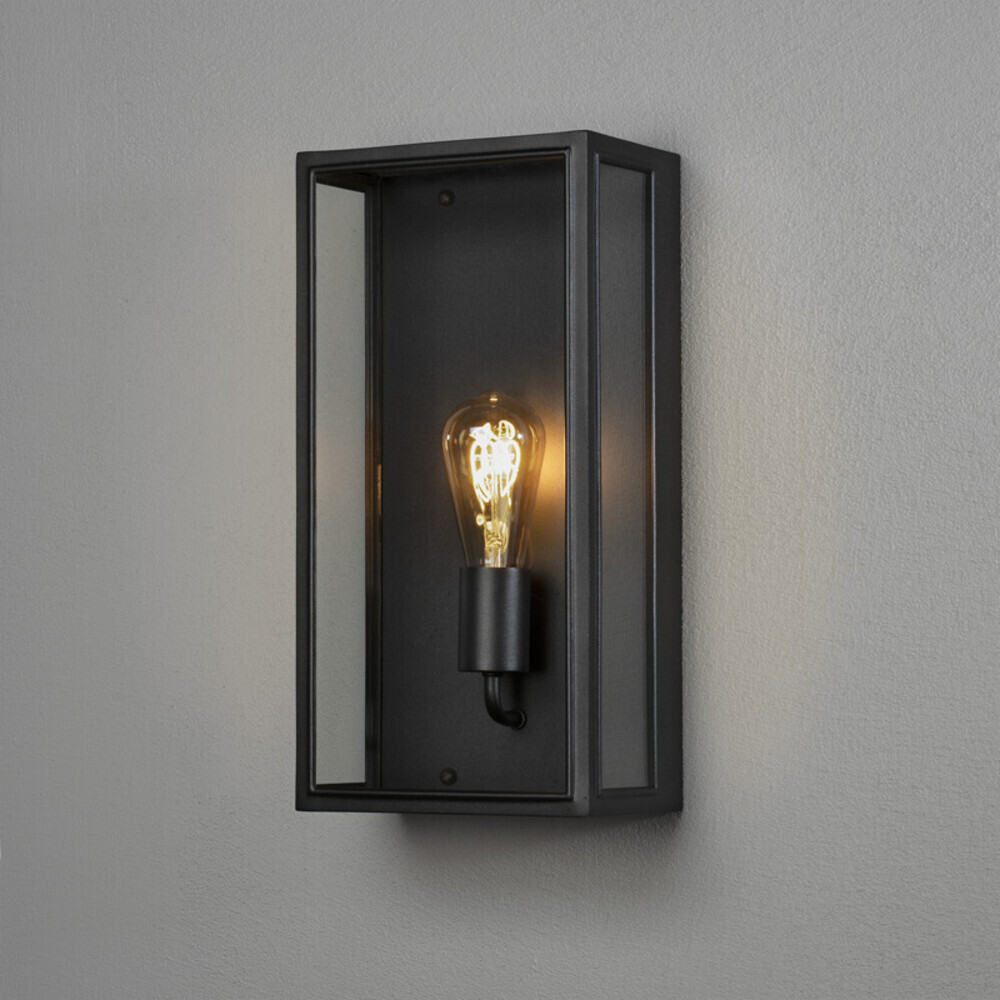 B-Ware Konstsmide Außenwandleuchte Carpi Schwarz 20,5 X 40 Cm Wandleuchte Lampe Spot63