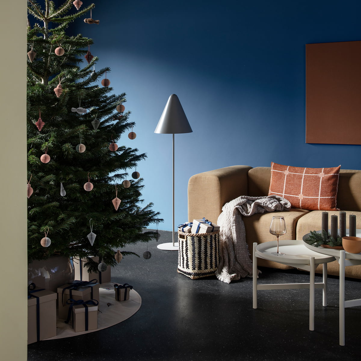 B-Ware Broste Copenhagen Christmas Mix Deko Anhänger ø 13 X H 13 Cm Indian Tan 15 Sets - 5710688203154