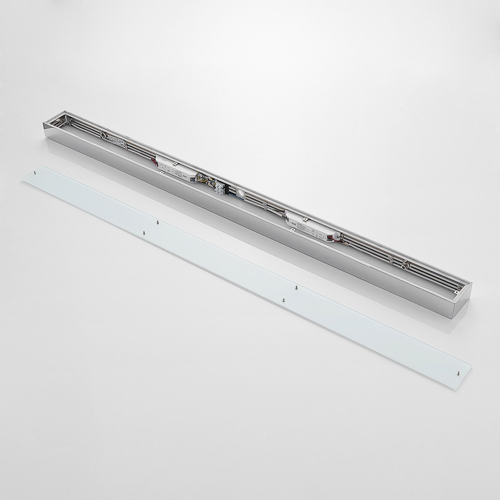 Lindby Layan LED-Bad-Wandleuchte Wandleuchte Lampe Badezimmerlampe chrom 120 cm