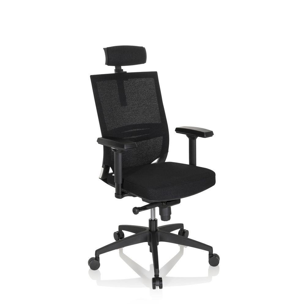 hjh OFFICE PORTO MAX HIGH I - Profi Bürostuhl Schwarz Drehstuhl Arbeitsstuhl828 - 4064323000402