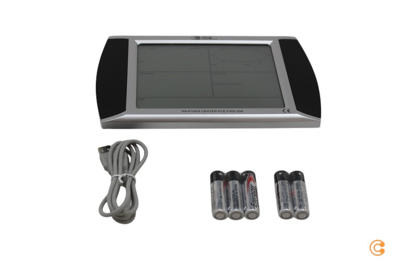 Pce Instruments Wetterstation Touchscreen Solarmodul Analyse Siehe Text/Foto C-Ware