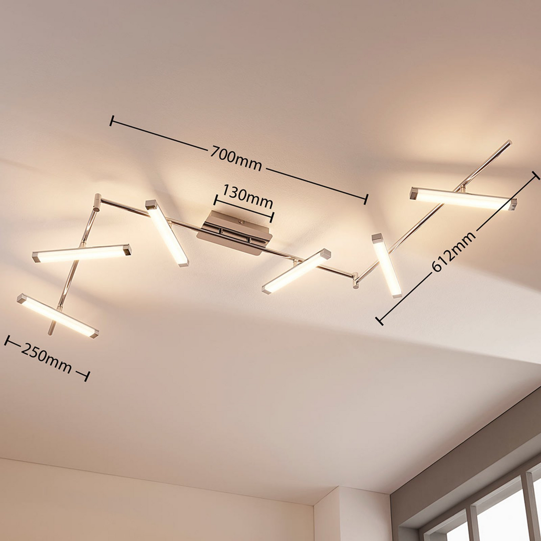 Lindby 6 Flammige Led Deckenlampe Pilou Deckenlampe Deko Wohnzimmerleuchte Led B-Ware